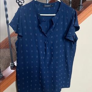 Womens xl navy blue like new top